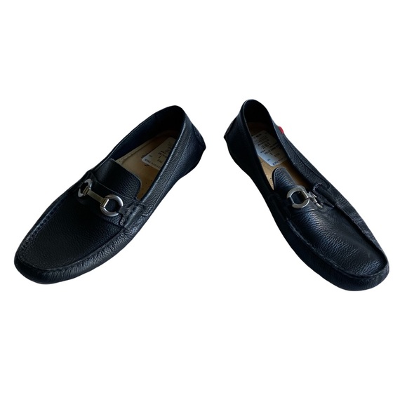 Marc Joseph Stafford Leather Loafer Size 8 Black Slip On Office Business Wedding - Picture 9 of 11